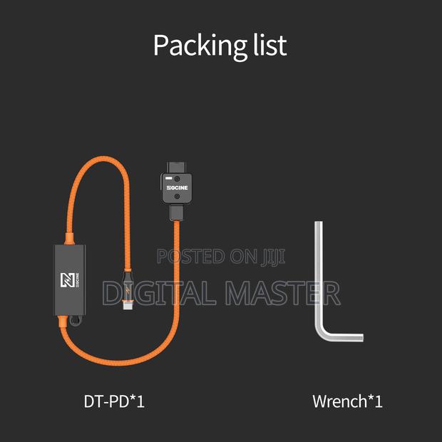 Zgcine D-tap To Usb-c Pd 2-way V-mount Charger Power Delivery Cable photo 2