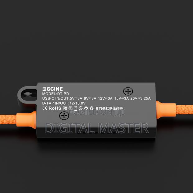 Zgcine D-tap To Usb-c Pd 2-way V-mount Charger Power Delivery Cable photo 3