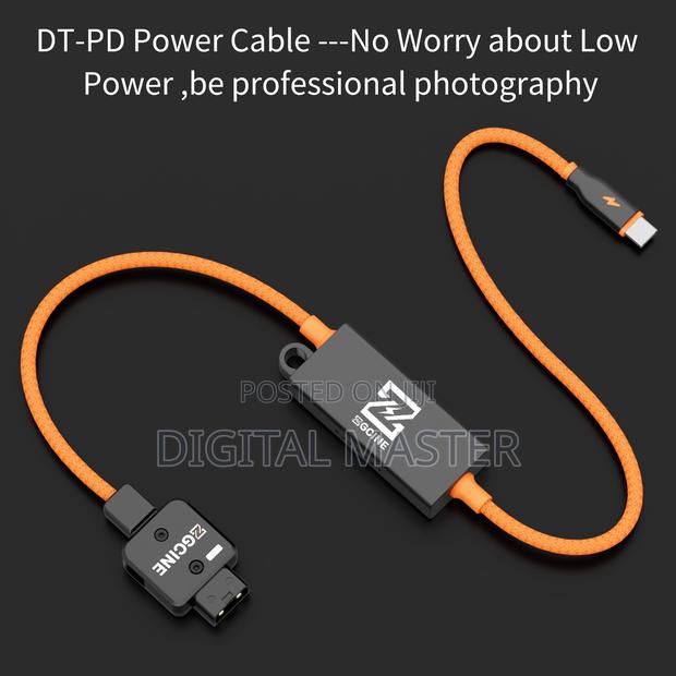 Zgcine D-tap To Usb-c Pd 2-way V-mount Charger Power Delivery Cable photo 5