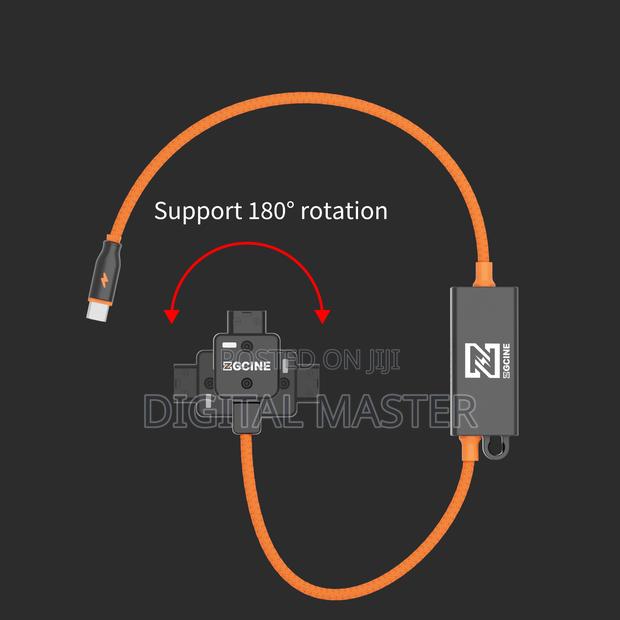Zgcine D-tap To Usb-c Pd 2-way V-mount Charger Power Delivery Cable photo 9