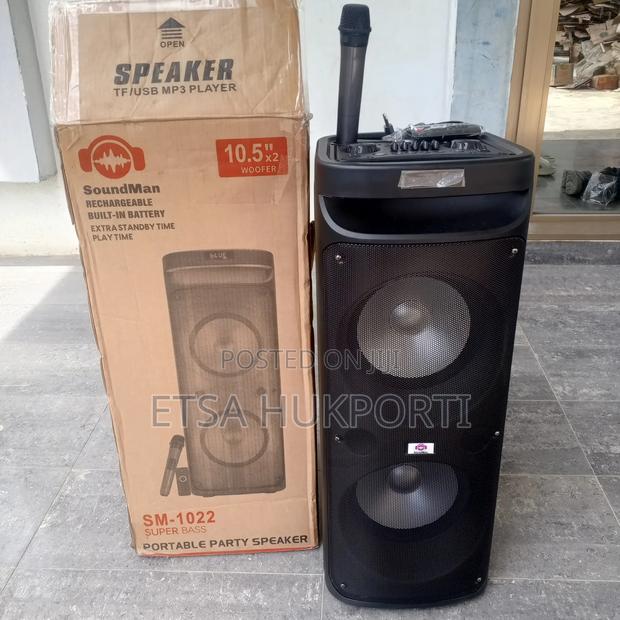 10.5x2 Rechargeable Brand New Soundman Party Speaker FRM Belgium