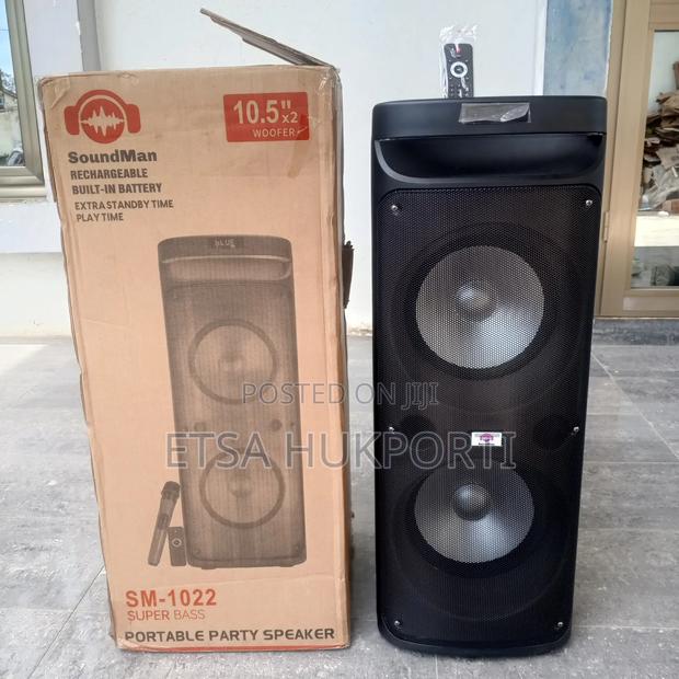 10.5x2 Rechargeable Brand New Soundman Party Speaker FRM Belgium photo 7