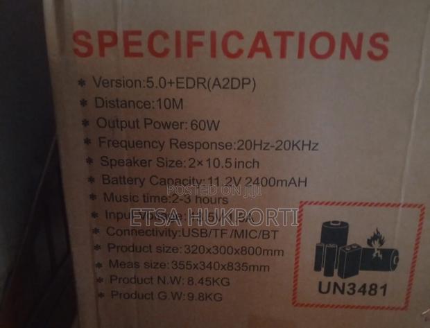 10.5x2 Rechargeable Brand New Soundman Party Speaker FRM Belgium photo 8