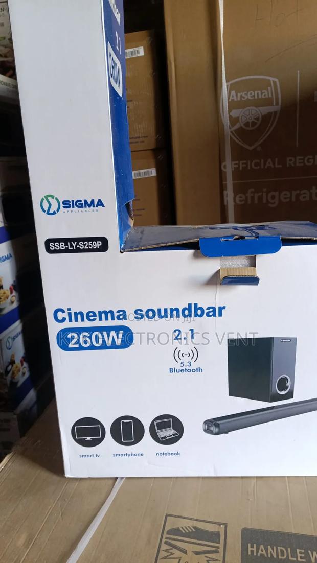 Sigma 260watts 2.1channel Bluetooth Sound Bar · Photo 2