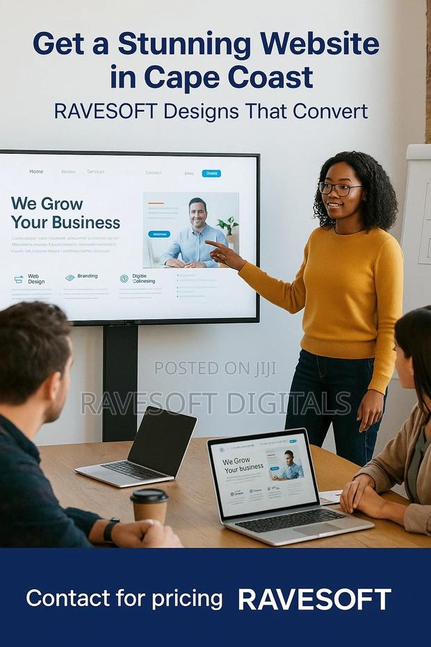 Ravesoft Website Design in Cape Coast – Stunning Responsive · Photo 2