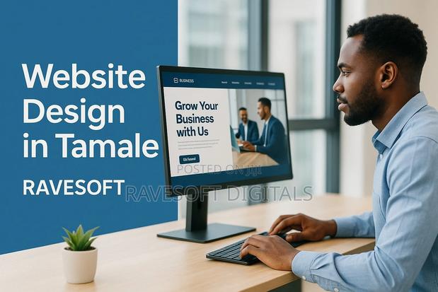 Ravesoft Website Design in Tamale – Modern Responsive · Photo 2