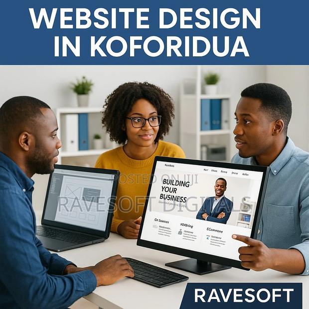 Ravesoft Website Design in Koforidua – Modern Responsive · Photo 2
