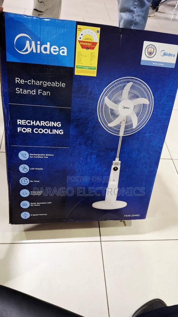 Midea-18′′-Rechargeable-Standing-Fan-Fs45-23mrd photo 2