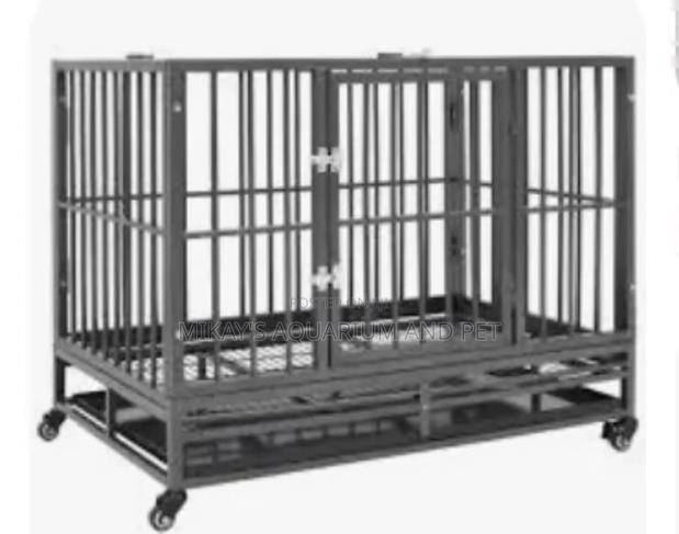 Extra Large Metal Dog and Cat Cage With Wheels · Photo 2
