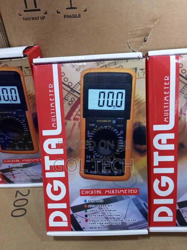 Digital Multimeter Dt9205a Voltage Meter With Battery photo 2