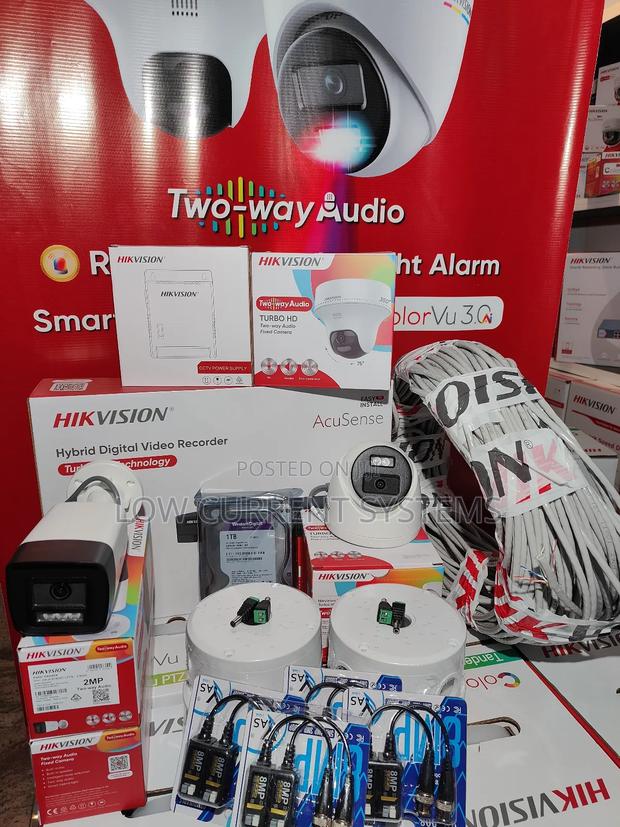Hikvision Promo 4channel Full Kit Cameras CCTV Kit Two Ways Audio · Photo 3