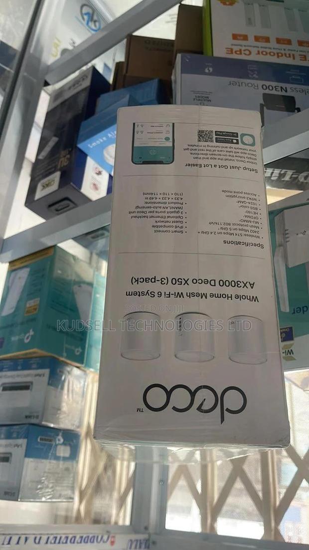 Deco X50
Ax3000 Whole Home Mesh Wifi 6 System · Photo 4