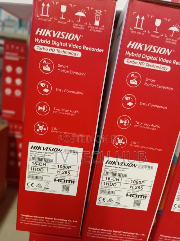 Hikvision 16-Ch 1080p Lite 1u H.265 DVR Two-Way Audio Support photo 2