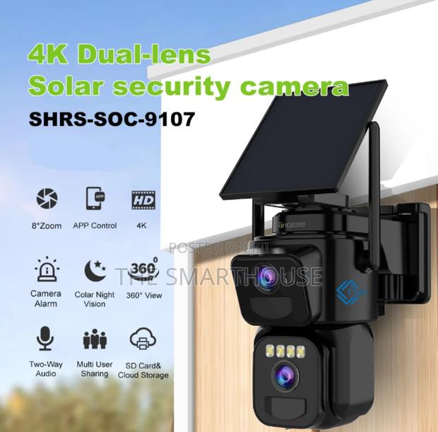 Smart Solar 4g Dual CCTV Camera (All Sim Card) photo 3
