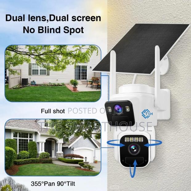 Smart Solar 4g Dual CCTV Camera (All Sim Card) photo 2