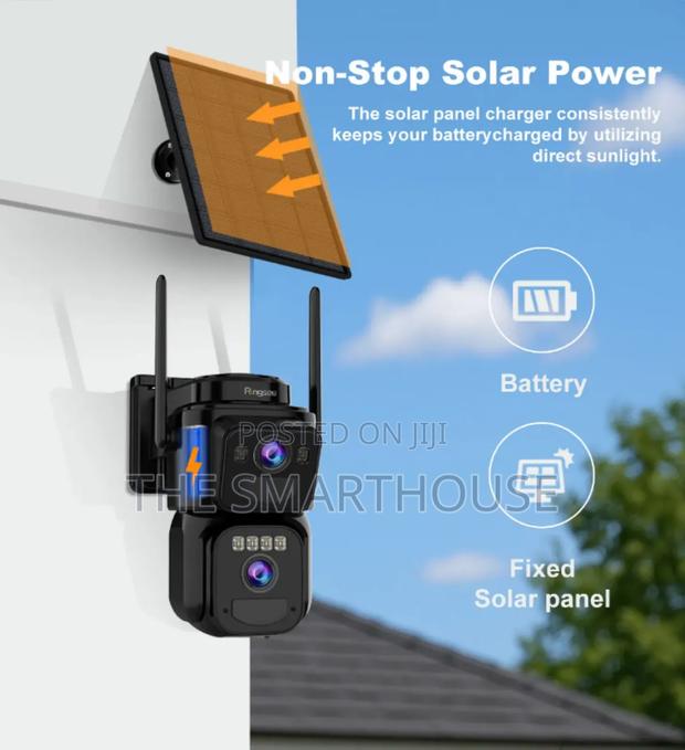 Smart Solar 4g Dual CCTV Camera (All Sim Card) photo 5