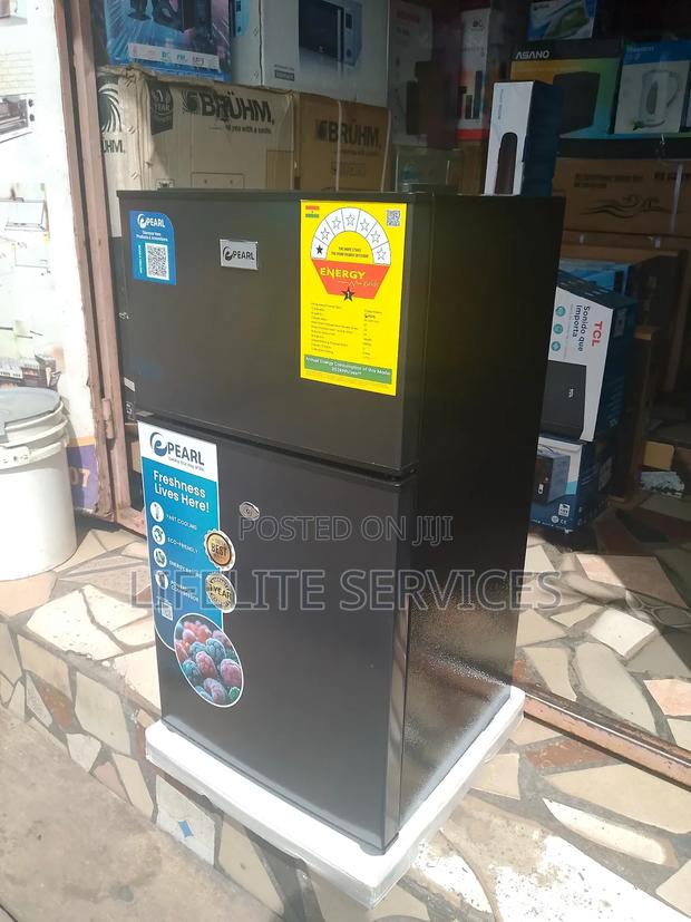 Pearl Fridge Mini Table Top Double Door