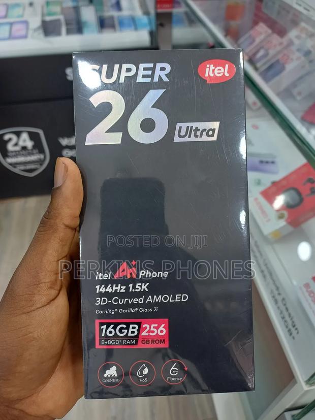 New Itel S26 Ultra 256 GB Black