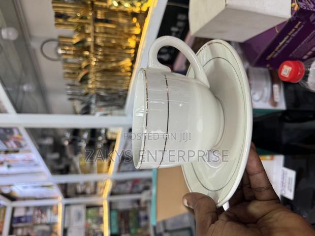 Tea Mug Saucer 8pcs