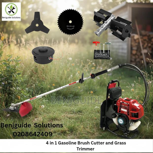 4 In 1 Gasoline Brush Cutter And Grass Trimmer · Photo 3