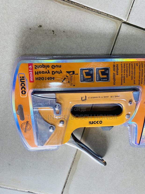 Staple Gun With Staple Pins for Stapling and Nailing photo 2