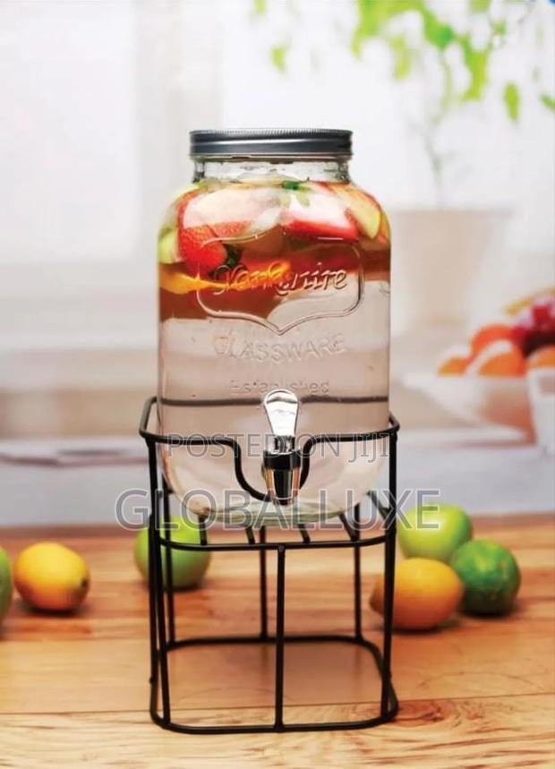 Brand New Glass Water Juice Dispenser – Elegant Durable photo 2