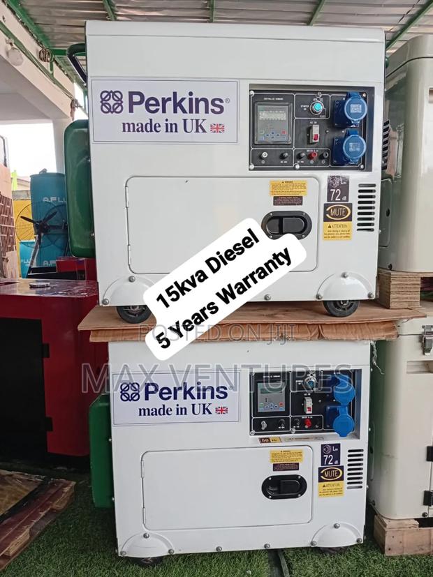 Luxuryoffices Perkins 15kva Diesel 16500watts Generator Silent Power · Photo 2