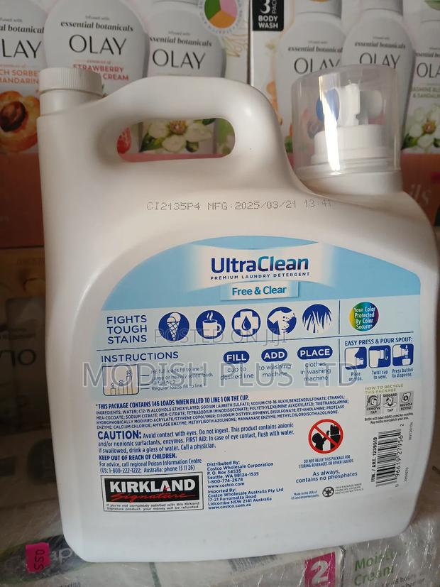 Kirkland Ultra Clean Laundry Detergent 5.73l photo 2