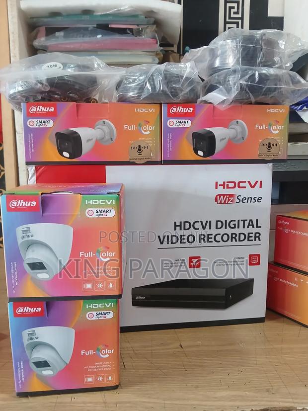 CCTV Kit ( 4 Channel Dvr) Full Coloured With Audio [2mp] photo 2