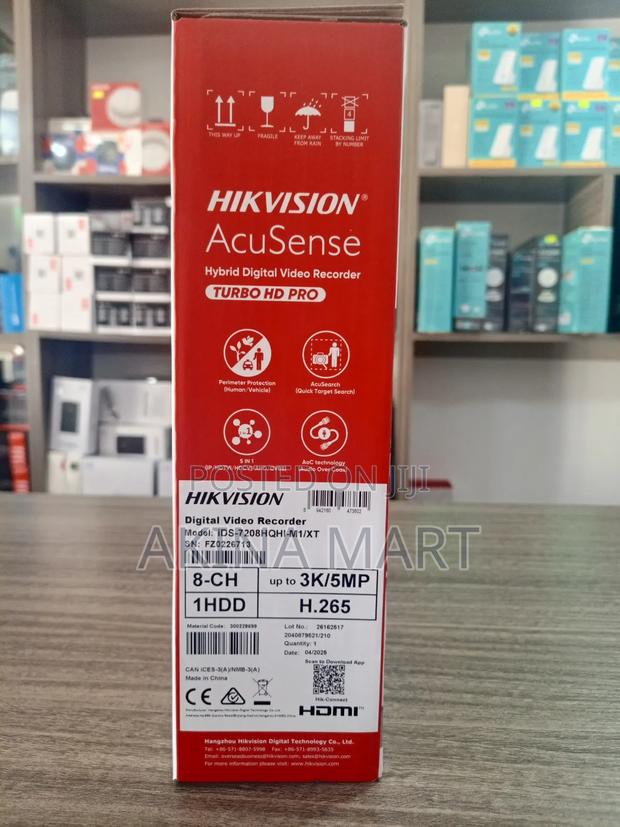 Hikvision 8ch /5mp Acusense Ai DVR Ids-7208hqhi-M1/Xt photo 3