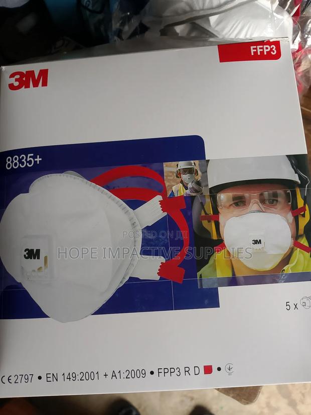 3m 8835+ Ffp3 Nose Mask [5pcs/Box].