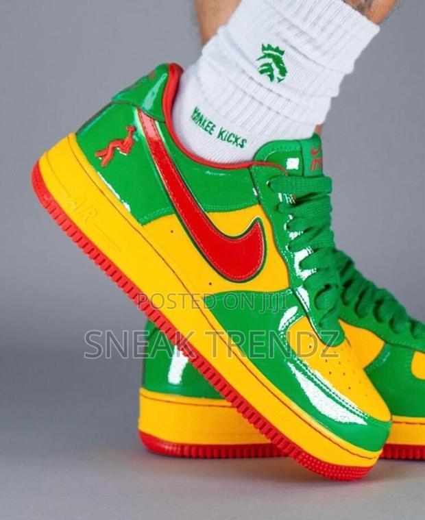 Nike Air Force 1 Mirror Red Yellow N Green · Photo 4
