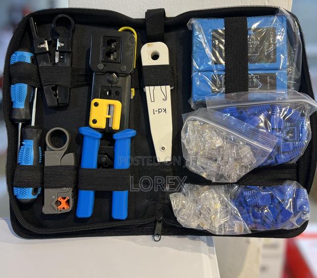 Network Tool Kit With Pass Through Crimping Tool photo 2