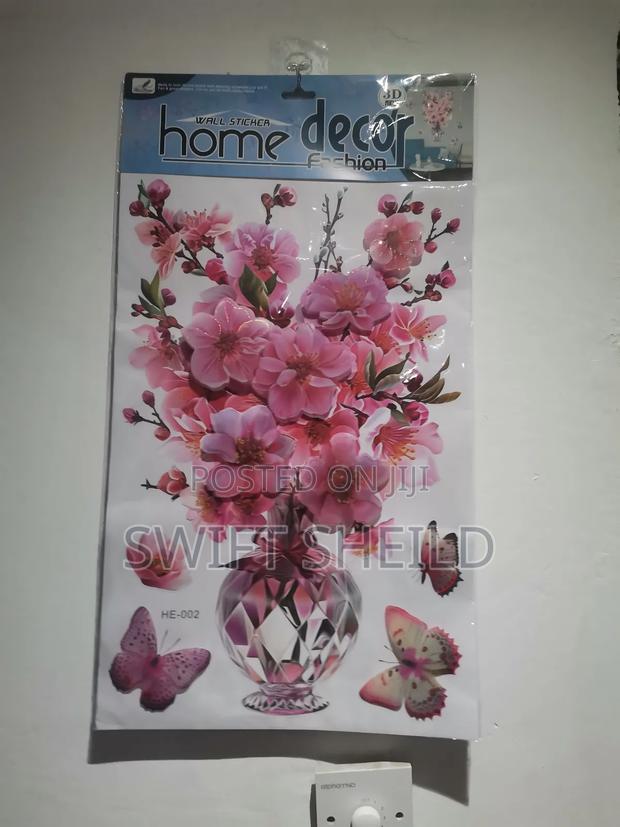 3d Wall Flower With Butterfly photo 2