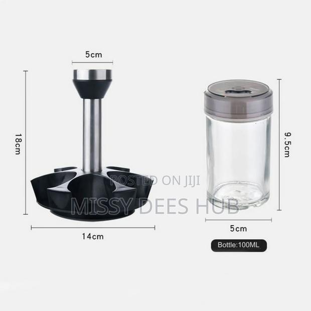 6 Jars Rotating Spice Rack photo 4