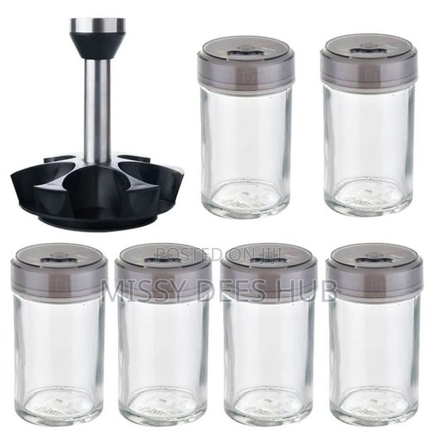 6 Jars Rotating Spice Rack photo 7