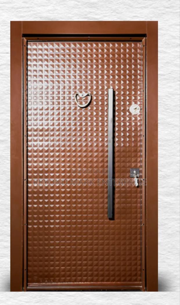 Single Full Metal Security Door, Waterproof Security Door · Photo 2