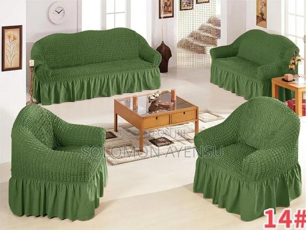 Quality Skirted Slipcover for Sofa Available in Different Colours photo 2