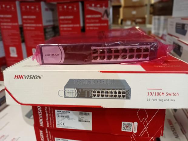 Hikvision 16 Port Fast Ethernet Smart Poe Swithc photo 3