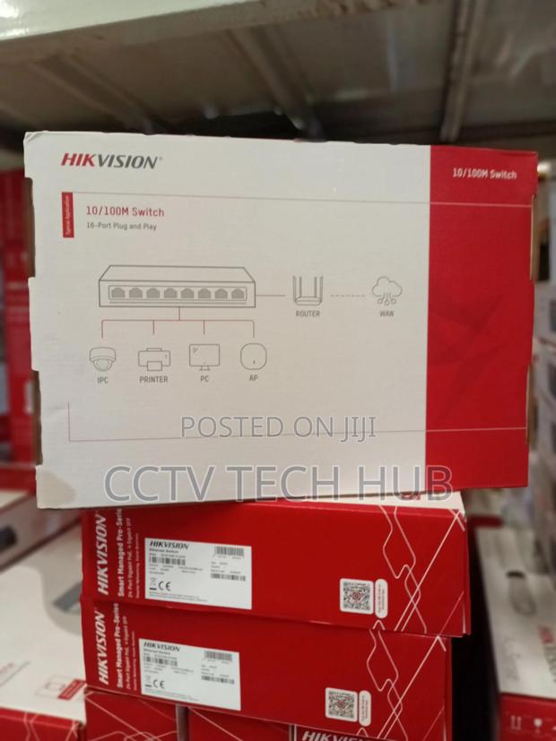 Hikvision 16 Port Fast Ethernet Smart Poe Swithc photo 2