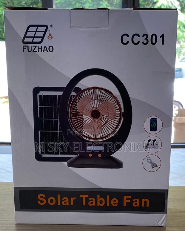 Solar Fan , 2 Bulbs And Solar Panel photo 2