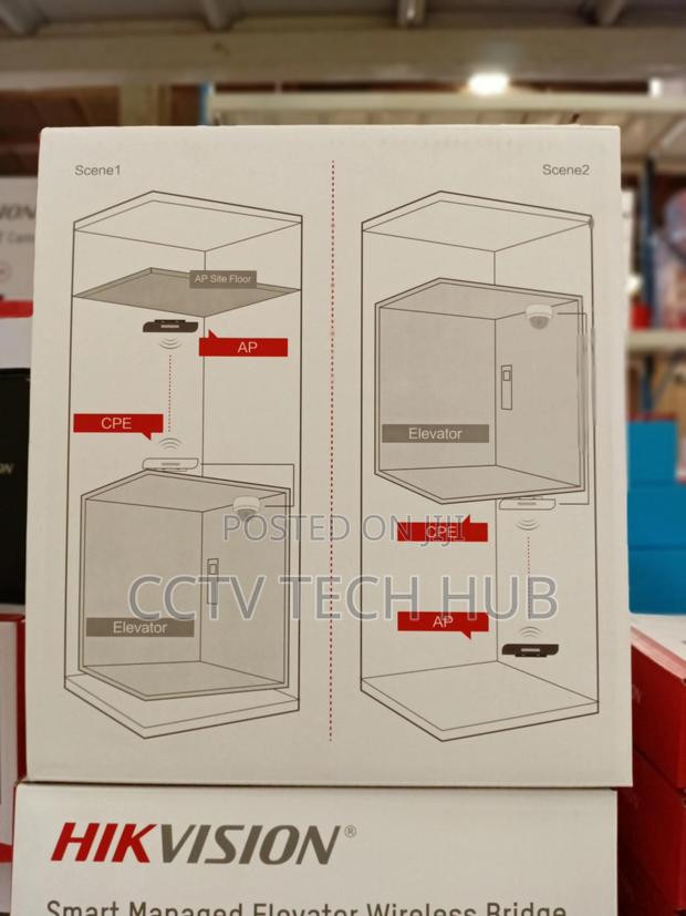 Hikvision Elevator Wireless Bridge 2.4ghz 300mbps 200m photo 2