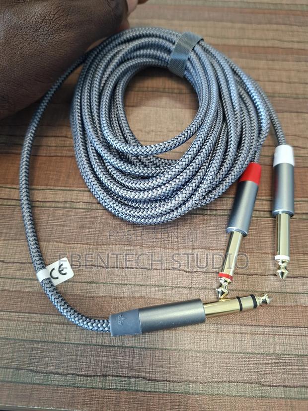 6.5mm Stereo Jack to Dual Mono Jack Cable photo 2