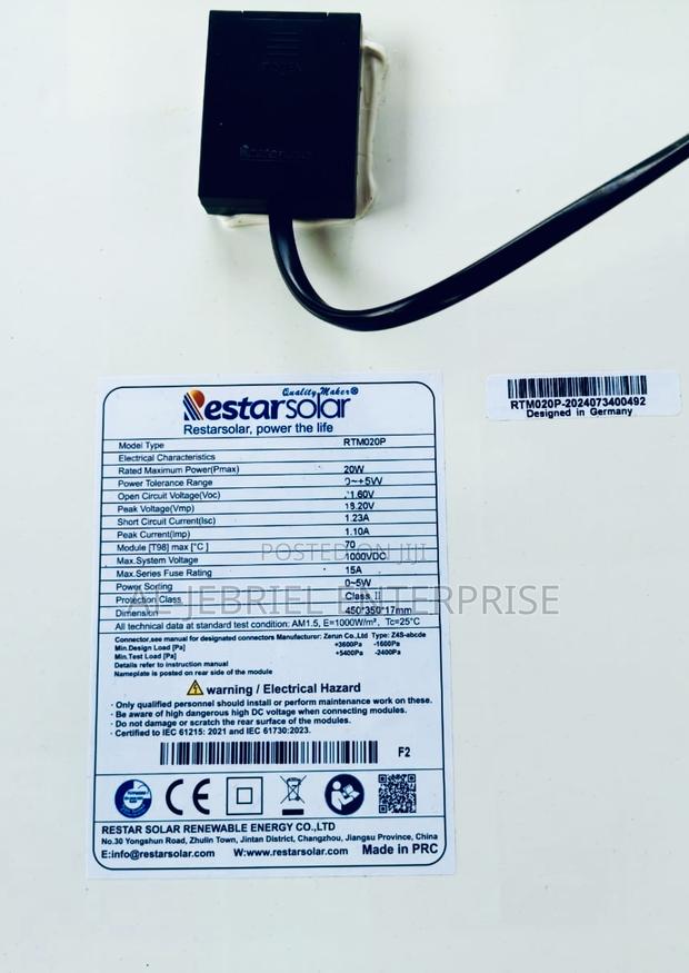 Solar Panel 20w · Photo 4