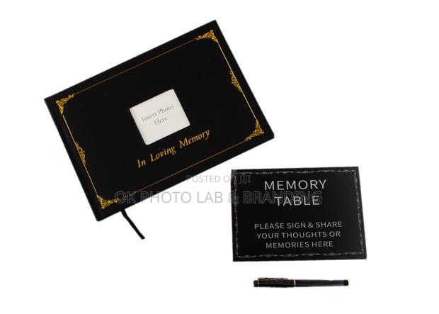 Book of Condolence in Box With Executive Pen and Info Card. photo 5