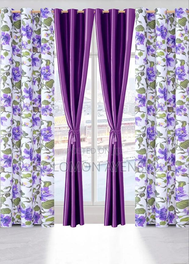 Quality 4 in 1 Curtains Available in Different Colours photo 2
