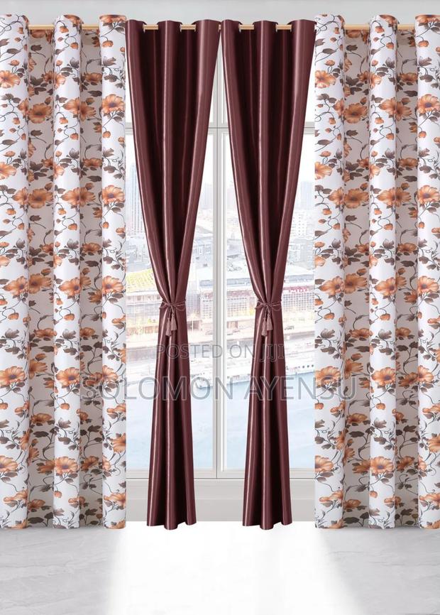 Quality 4 in 1 Curtains Available in Different Colours photo 3