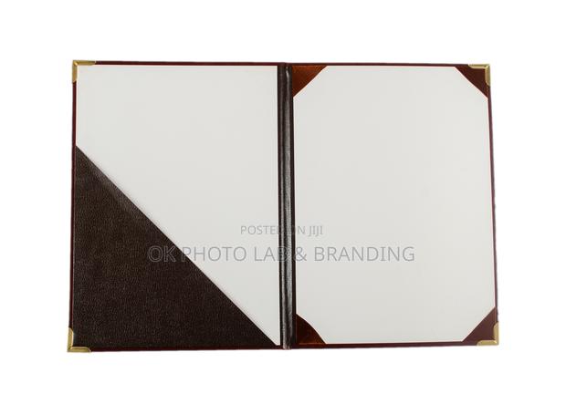 A4 Certificate Document Holder With Gold Edges photo 2
