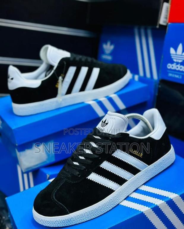 Adidas Gazelle Black/White · Photo 3