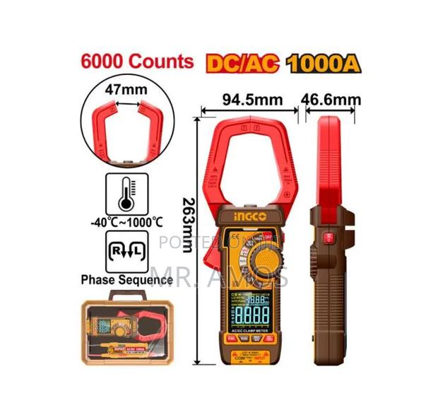 1000a Ac/Dc Clamp Meter With 6000 Counts - Dcm610002 · Photo 4